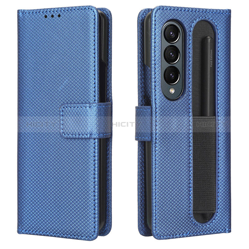 Coque Portefeuille Livre Cuir Etui Clapet BY1 pour Samsung Galaxy Z Fold3 5G Plus