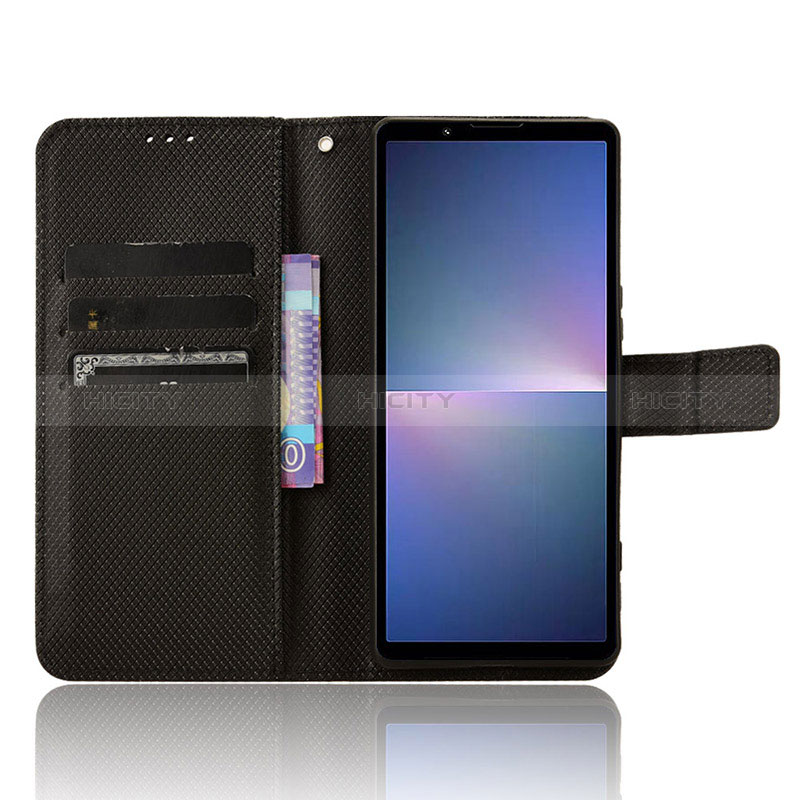 Coque Portefeuille Livre Cuir Etui Clapet BY1 pour Sony Xperia 5 V Plus