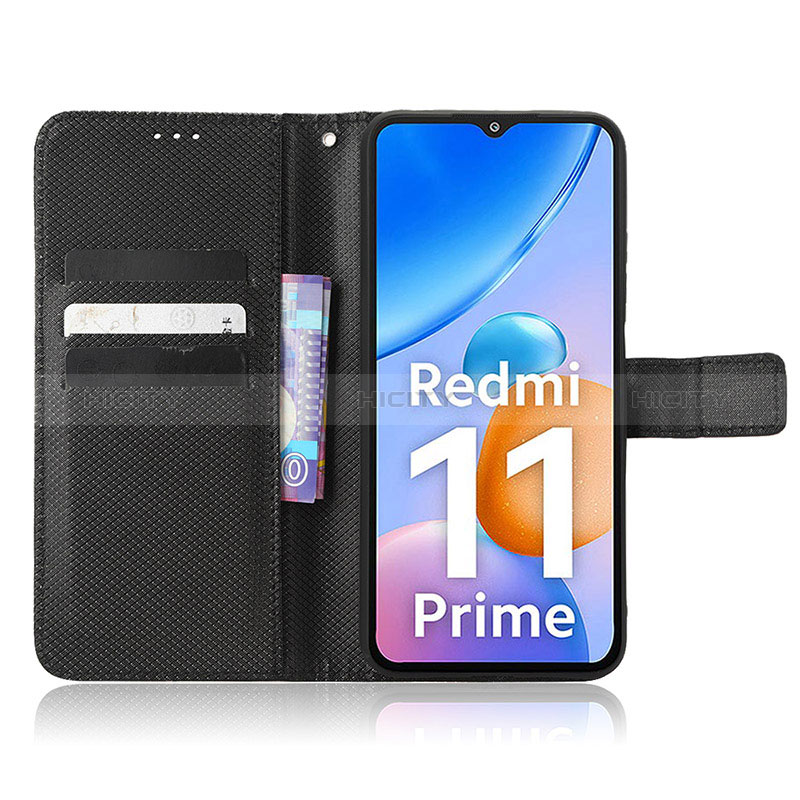 Coque Portefeuille Livre Cuir Etui Clapet BY1 pour Xiaomi Redmi 11 Prime 4G Plus