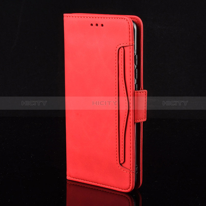 Coque Portefeuille Livre Cuir Etui Clapet BY2 pour Huawei Mate 40 Pro+ Plus Rouge Plus