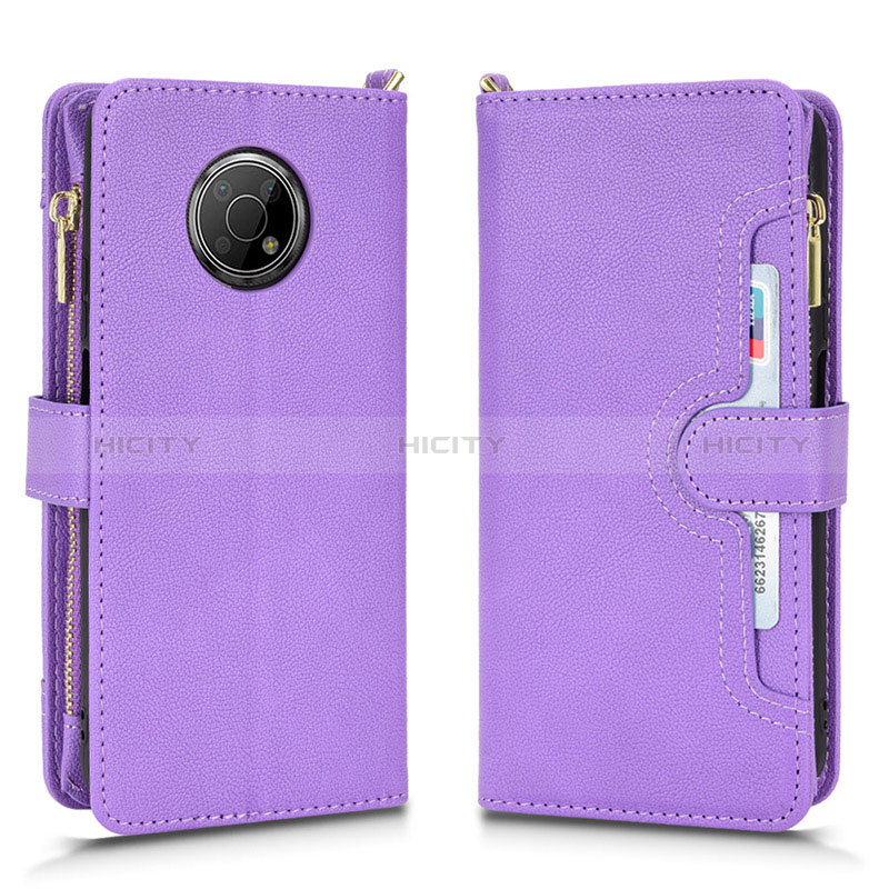 Coque Portefeuille Livre Cuir Etui Clapet BY2 pour Nokia G300 5G Violet Plus
