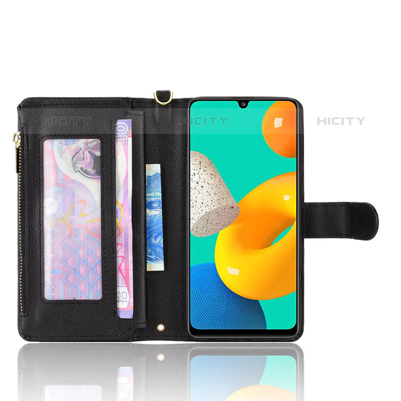 Coque Portefeuille Livre Cuir Etui Clapet BY2 pour Samsung Galaxy M22 4G Plus
