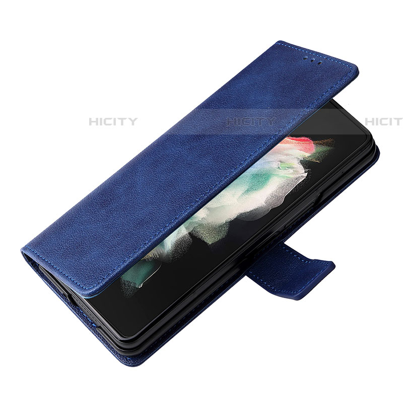 Coque Portefeuille Livre Cuir Etui Clapet BY2 pour Samsung Galaxy Z Fold4 5G Plus