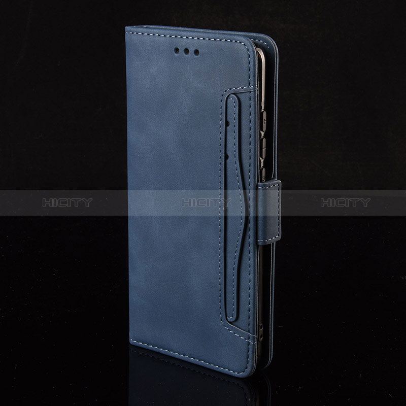 Coque Portefeuille Livre Cuir Etui Clapet BY2 pour Xiaomi Redmi 10 5G Bleu Plus