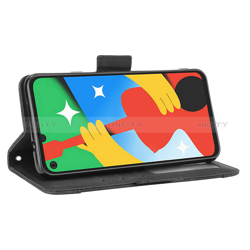 Coque Portefeuille Livre Cuir Etui Clapet BY3 pour Google Pixel 5 XL 5G Plus