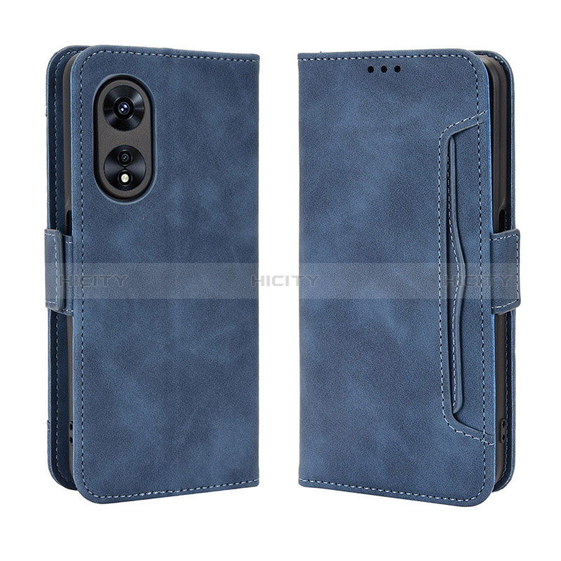 Coque Portefeuille Livre Cuir Etui Clapet BY3 pour Oppo A58x 5G Plus