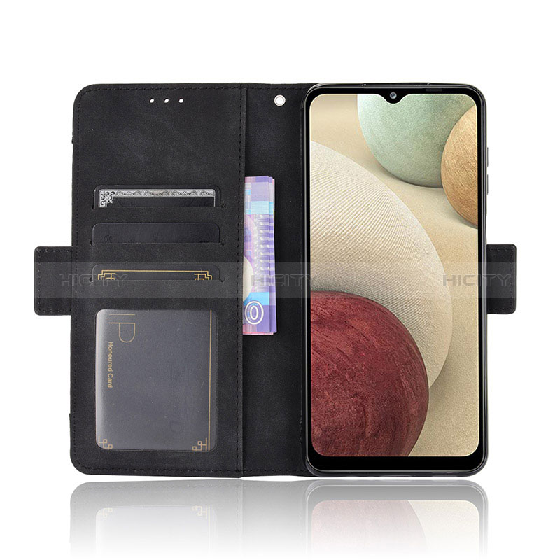 Coque Portefeuille Livre Cuir Etui Clapet BY3 pour Samsung Galaxy A12 Nacho Plus