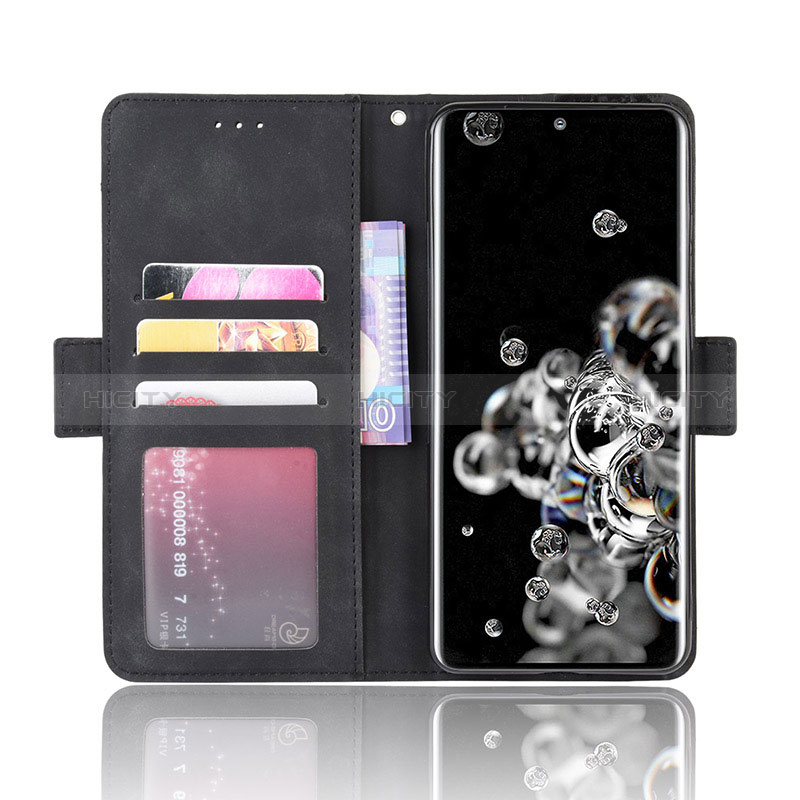 Coque Portefeuille Livre Cuir Etui Clapet BY3 pour Samsung Galaxy S20 Ultra 5G Plus