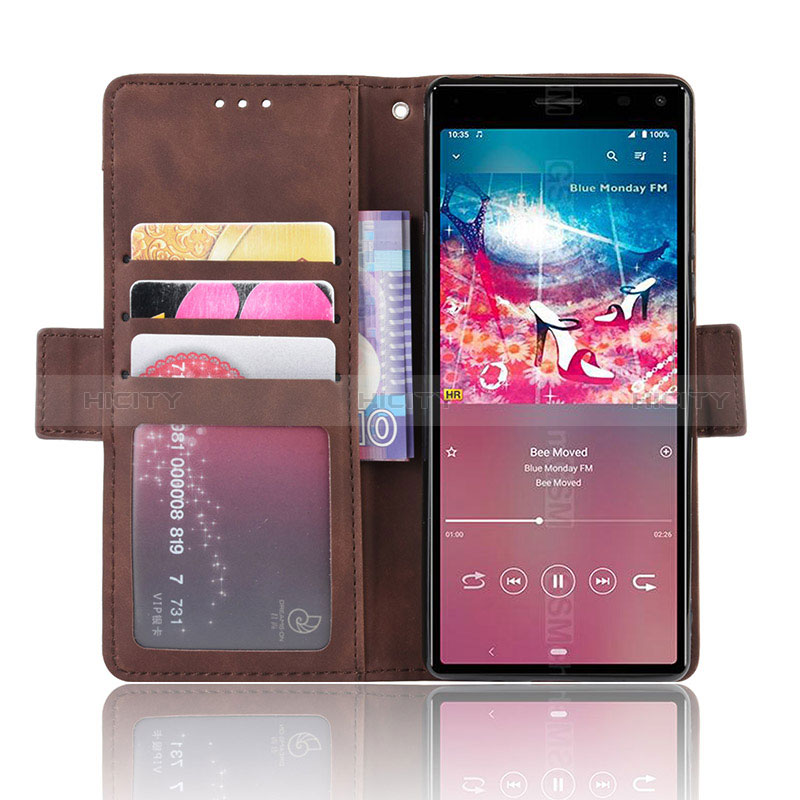 Coque Portefeuille Livre Cuir Etui Clapet BY3 pour Sony Xperia 8 Lite Plus