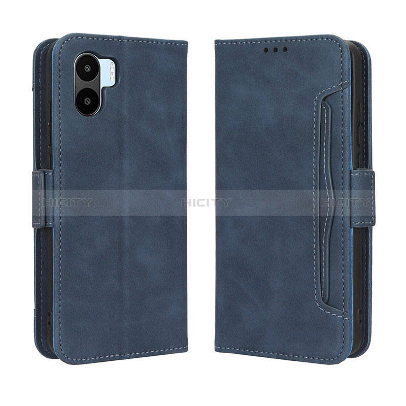 Coque Portefeuille Livre Cuir Etui Clapet BY3 pour Xiaomi Redmi A2 Bleu Plus