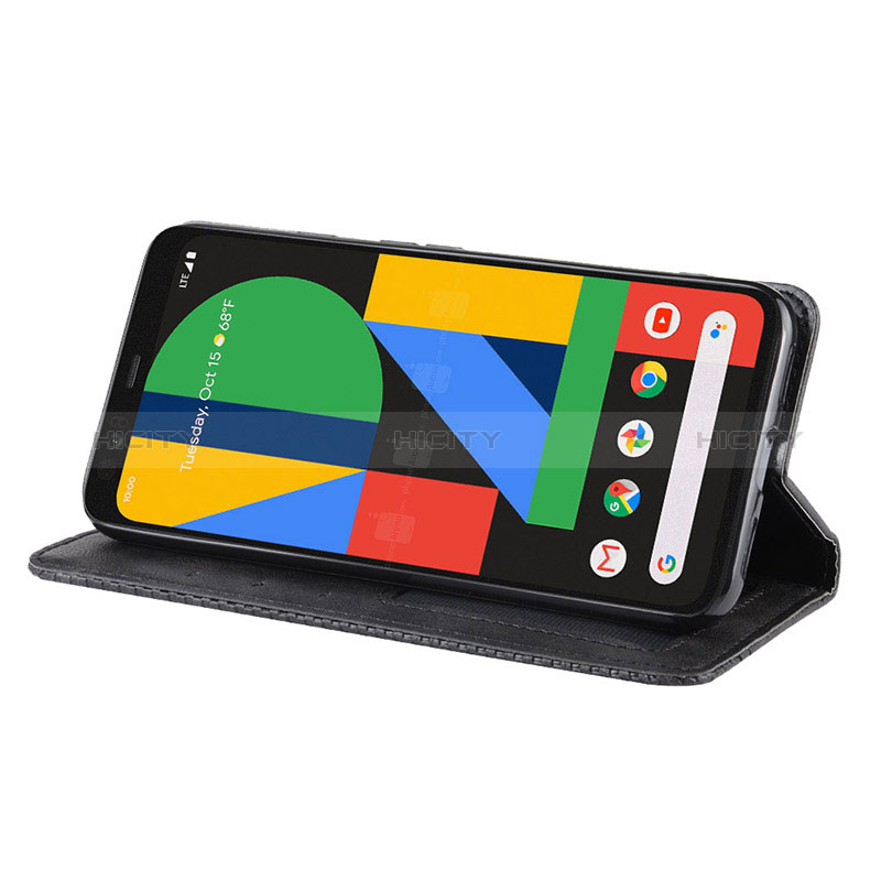 Coque Portefeuille Livre Cuir Etui Clapet BY4 pour Google Pixel 4 Plus