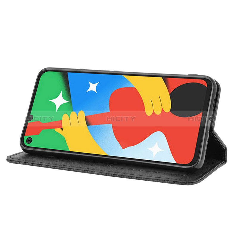 Coque Portefeuille Livre Cuir Etui Clapet BY4 pour Google Pixel 4a 5G Plus
