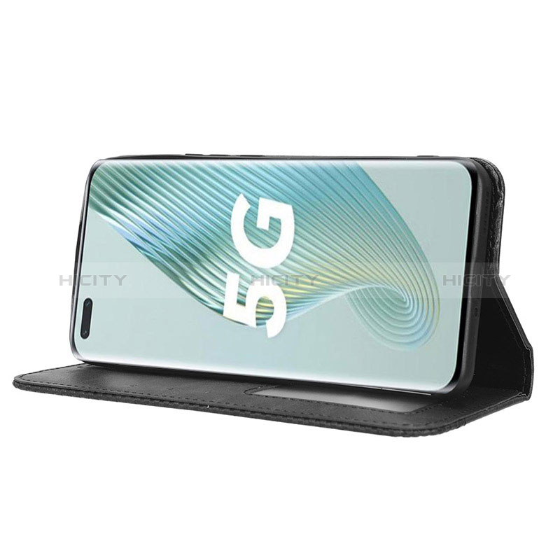 Coque Portefeuille Livre Cuir Etui Clapet BY4 pour Huawei Honor Magic5 Pro 5G Plus