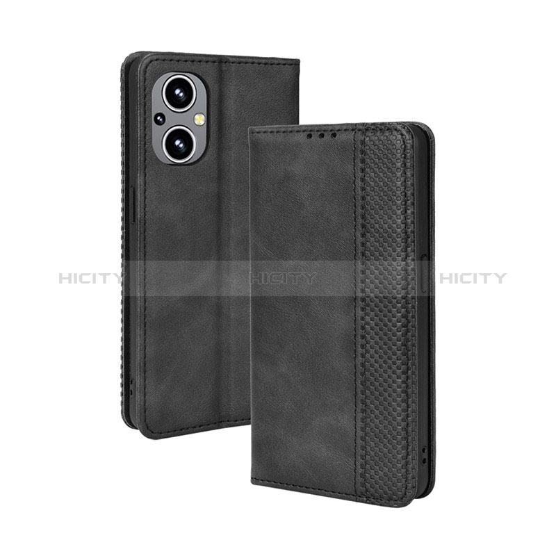 Coque Portefeuille Livre Cuir Etui Clapet BY4 pour Oppo A96 5G Plus