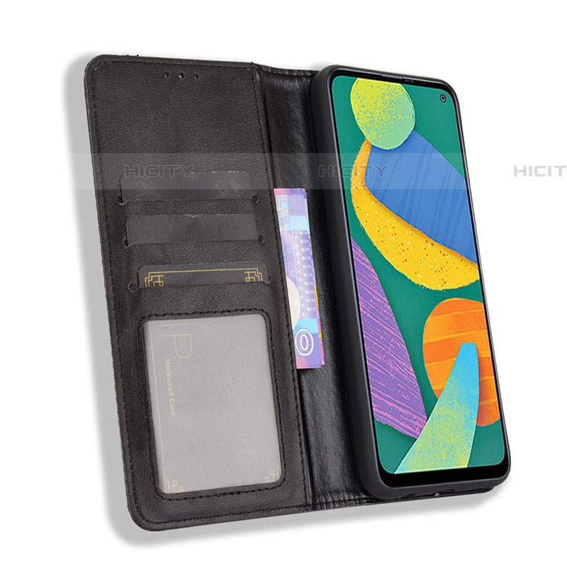 Coque Portefeuille Livre Cuir Etui Clapet BY4 pour Samsung Galaxy F52 5G Plus