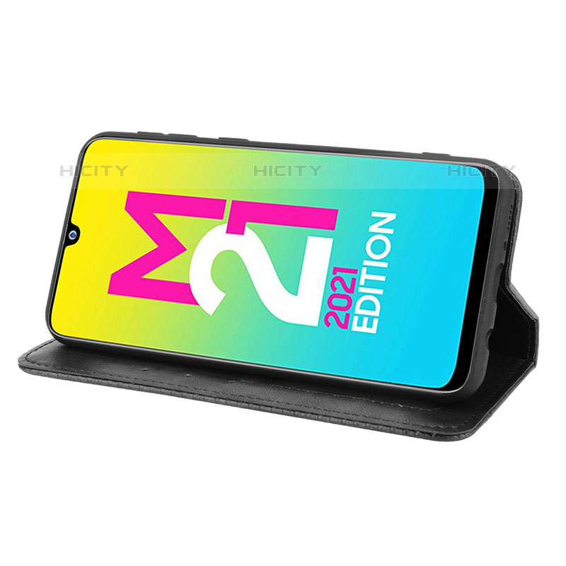 Coque Portefeuille Livre Cuir Etui Clapet BY4 pour Samsung Galaxy M21 (2021) Plus