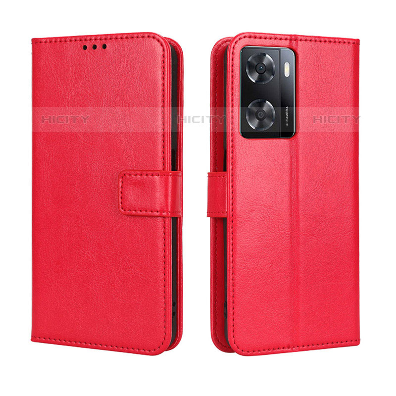 Coque Portefeuille Livre Cuir Etui Clapet BY5 pour OnePlus Nord N20 SE Rouge Plus