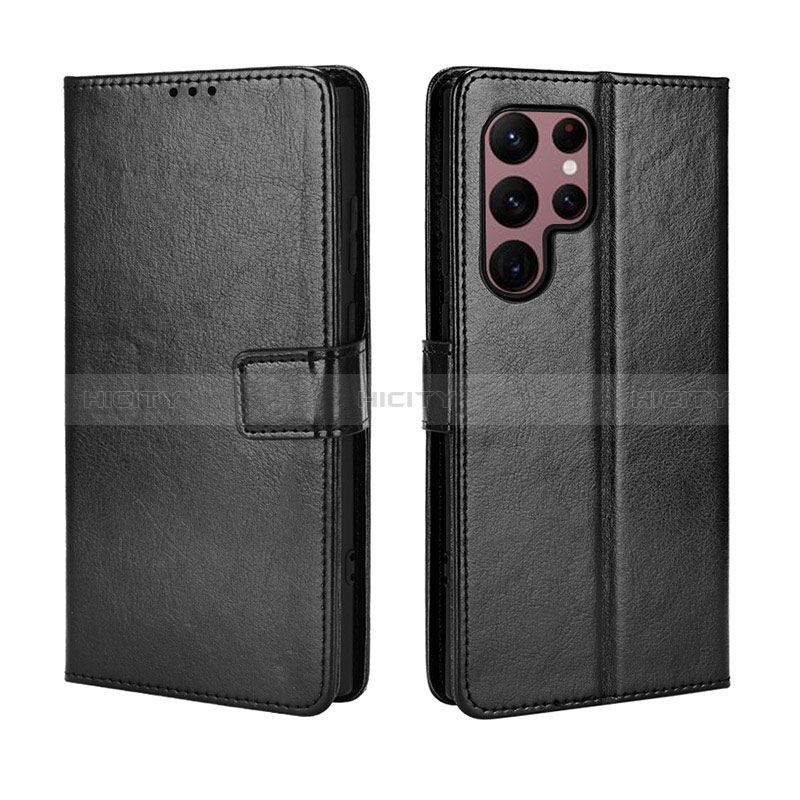 Coque Portefeuille Livre Cuir Etui Clapet BY5 pour Samsung Galaxy S23 Ultra 5G Plus