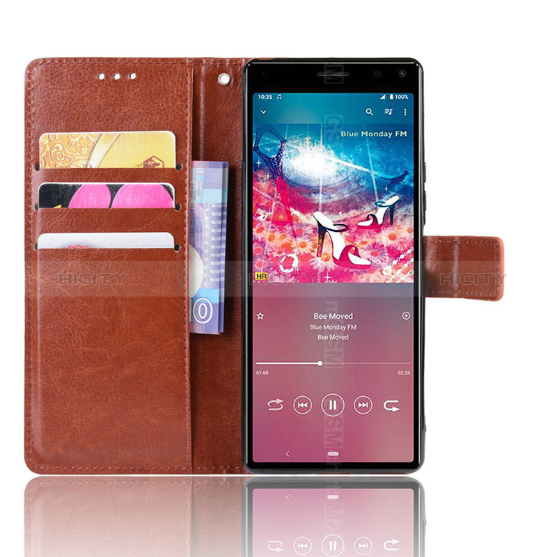 Coque Portefeuille Livre Cuir Etui Clapet BY5 pour Sony Xperia 8 Lite Plus