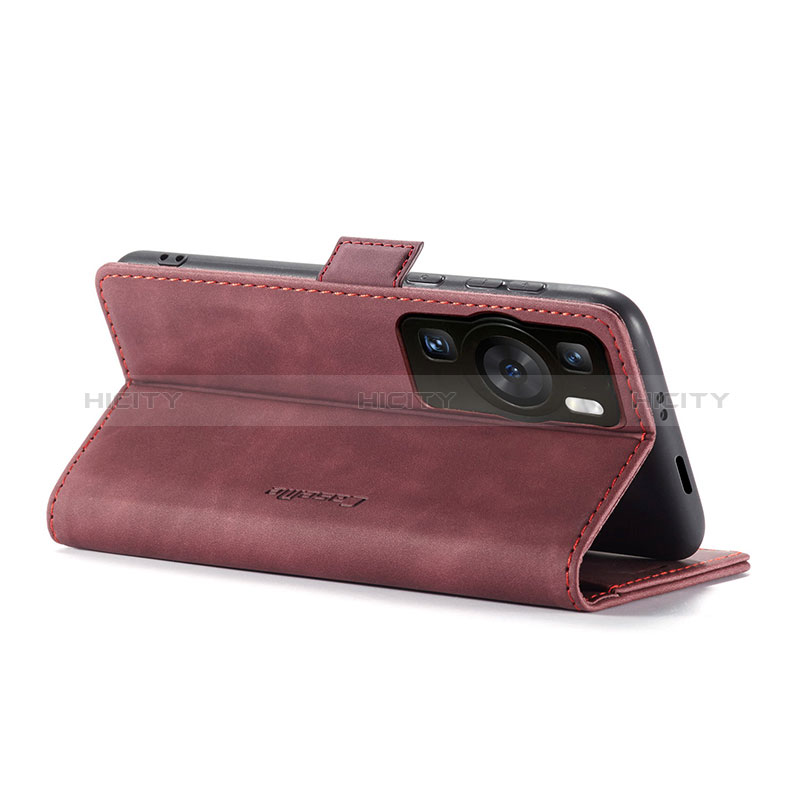 Coque Portefeuille Livre Cuir Etui Clapet C01S pour Huawei P60 Plus