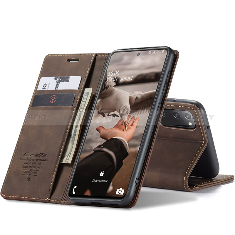 Coque Portefeuille Livre Cuir Etui Clapet C01S pour Samsung Galaxy S20 FE 4G Plus