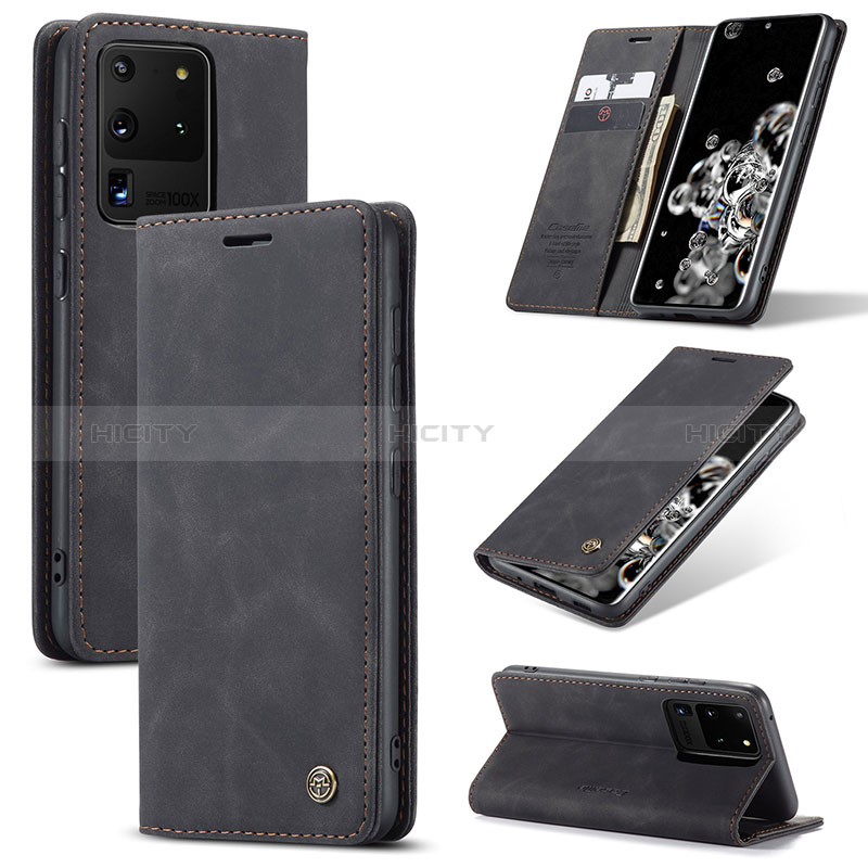 Coque Portefeuille Livre Cuir Etui Clapet C01S pour Samsung Galaxy S20 Ultra 5G Plus
