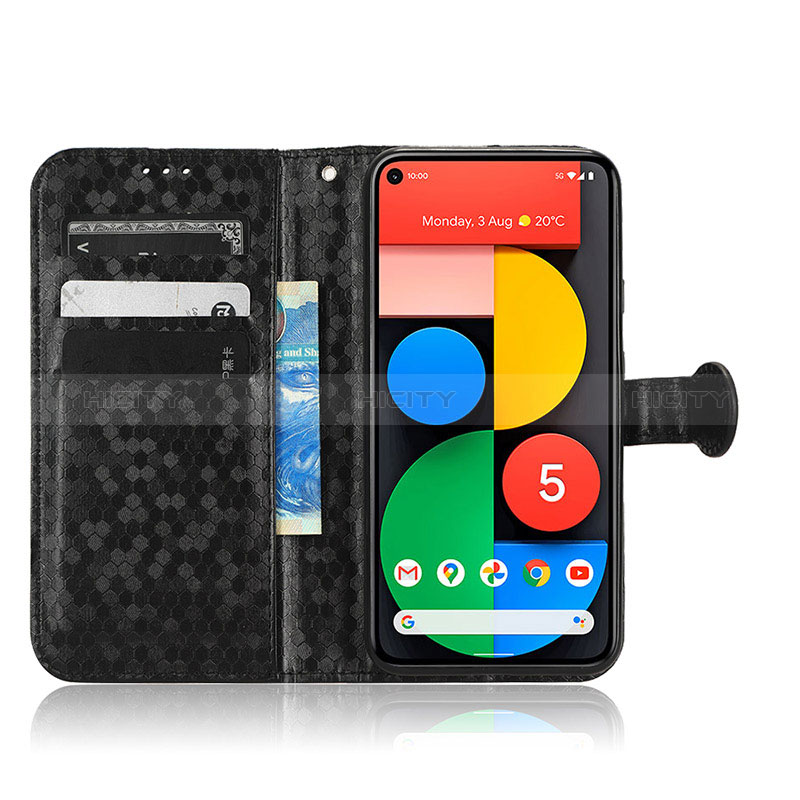 Coque Portefeuille Livre Cuir Etui Clapet C01X pour Google Pixel 5 Plus