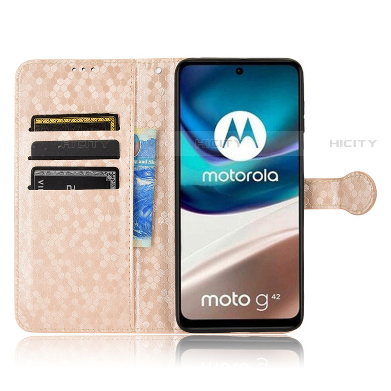 Coque Portefeuille Livre Cuir Etui Clapet C01X pour Motorola Moto G42 Plus