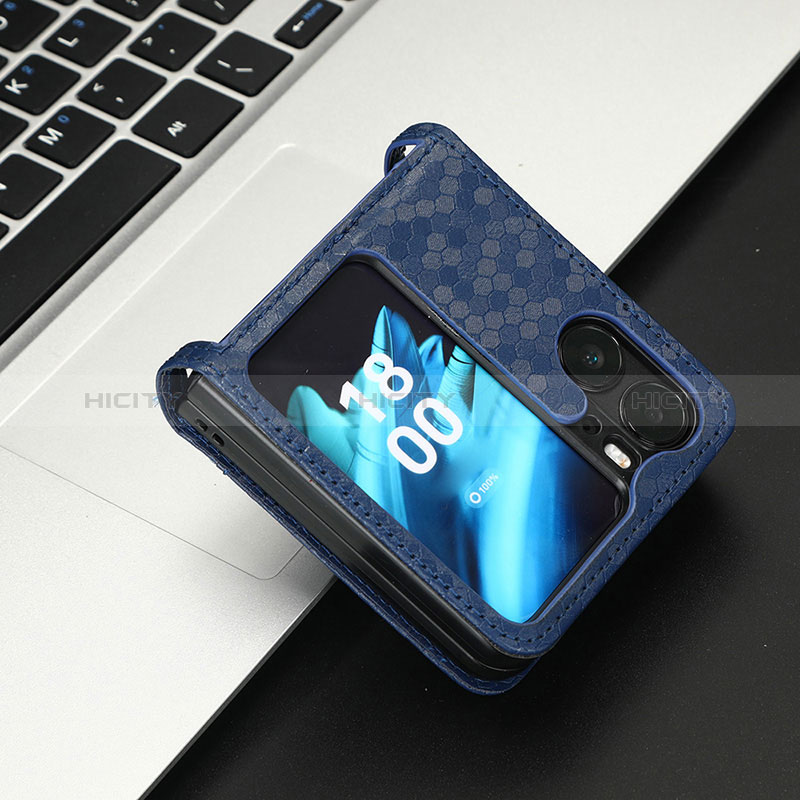 Coque Portefeuille Livre Cuir Etui Clapet C01X pour Oppo Find N2 Flip 5G Plus