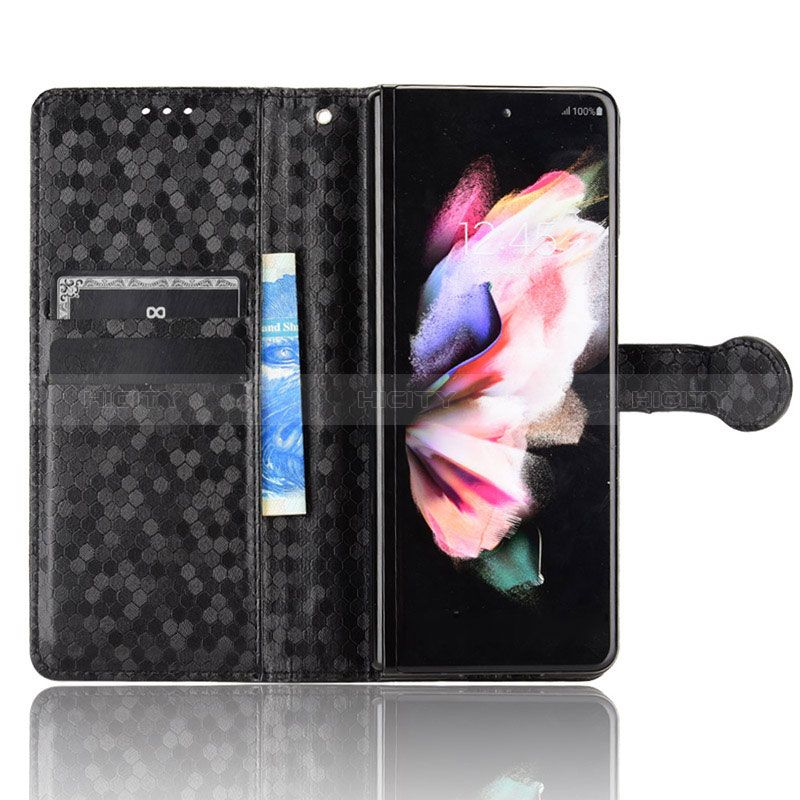 Coque Portefeuille Livre Cuir Etui Clapet C01X pour Samsung Galaxy Z Fold3 5G Plus
