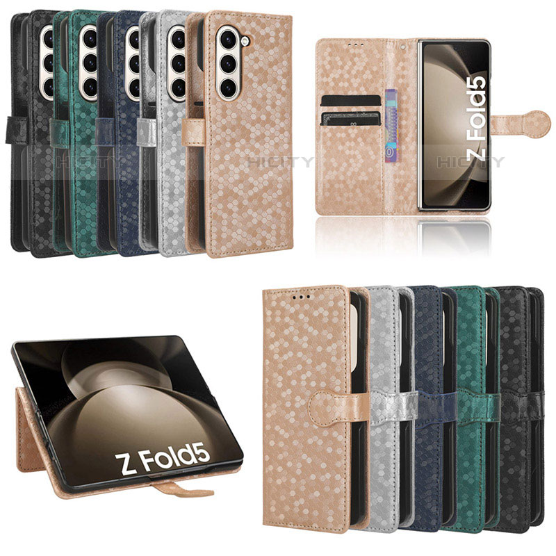 Coque Portefeuille Livre Cuir Etui Clapet C01X pour Samsung Galaxy Z Fold5 5G Plus