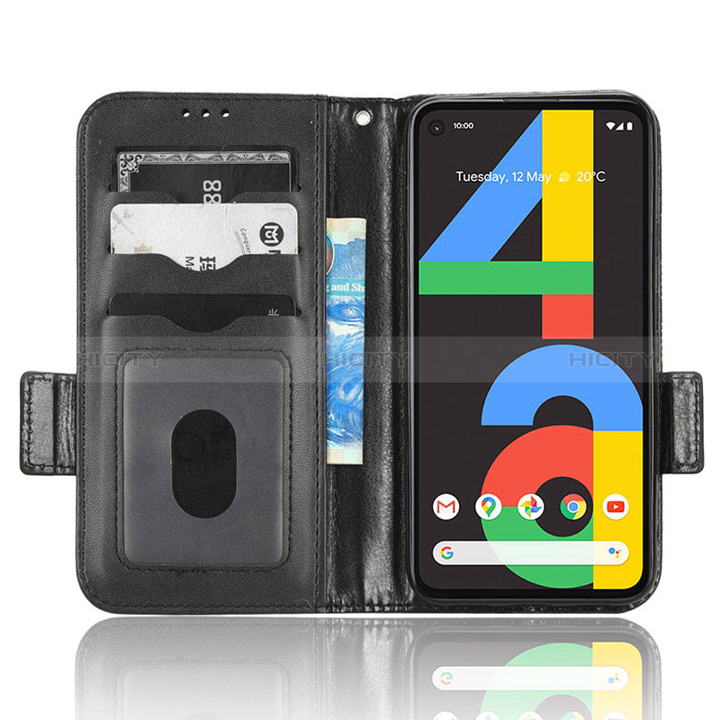 Coque Portefeuille Livre Cuir Etui Clapet C02X pour Google Pixel 4a Plus