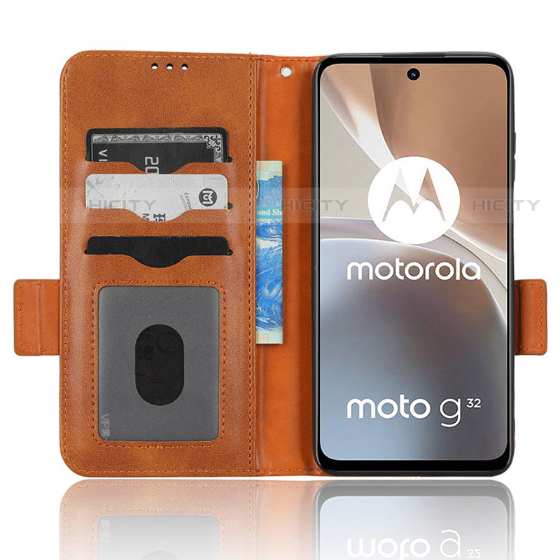Coque Portefeuille Livre Cuir Etui Clapet C02X pour Motorola Moto G32 Plus