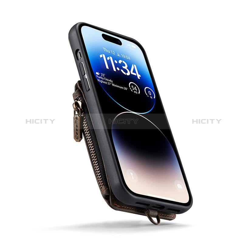 Coque Portefeuille Livre Cuir Etui Clapet C03S pour Apple iPhone 16 Pro Plus