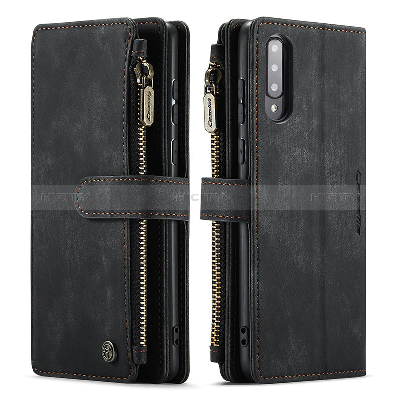 Coque Portefeuille Livre Cuir Etui Clapet C03S pour Samsung Galaxy A30S Noir Plus