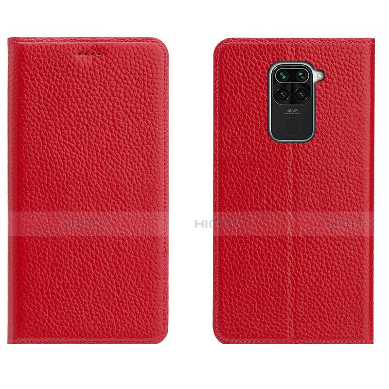 Coque Portefeuille Livre Cuir Etui Clapet C04 pour Xiaomi Redmi Note 9 Rouge Plus