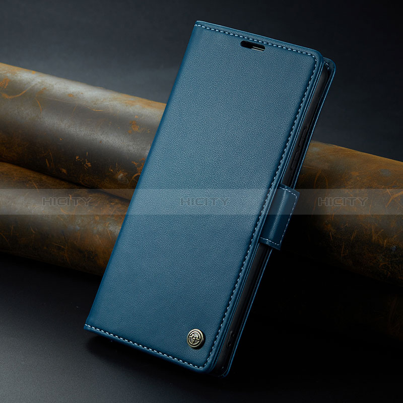 Coque Portefeuille Livre Cuir Etui Clapet C04S pour Xiaomi Redmi 13C Bleu Plus