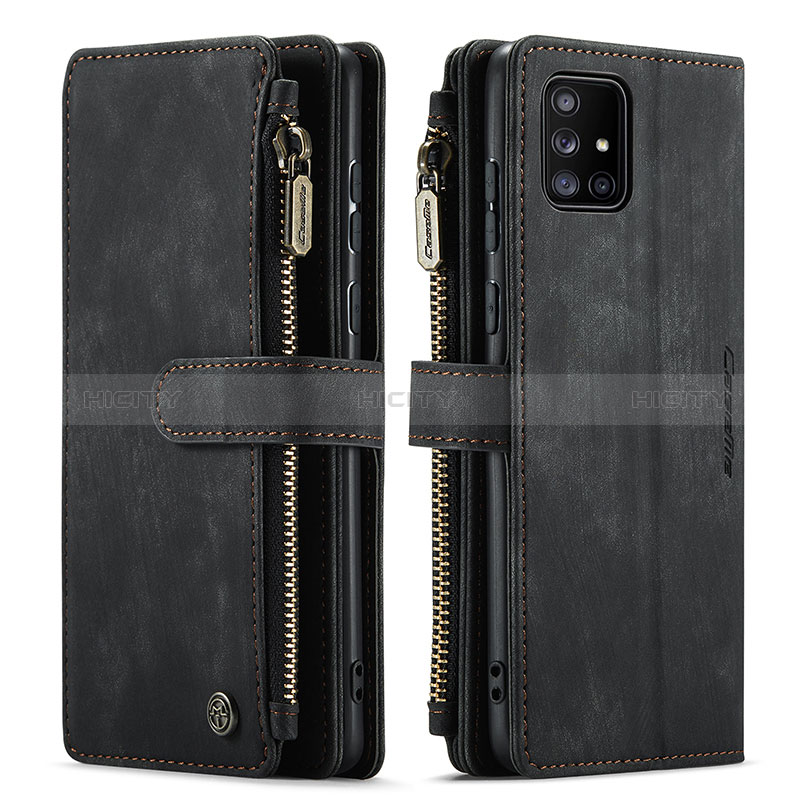 Coque Portefeuille Livre Cuir Etui Clapet C05S pour Samsung Galaxy A51 4G Noir Plus
