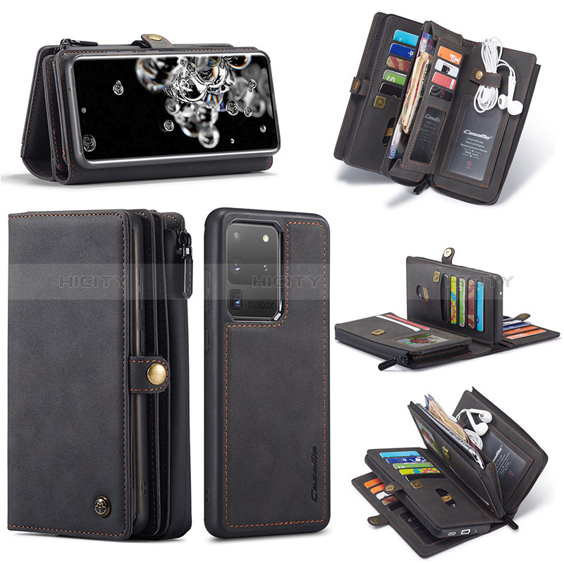 Coque Portefeuille Livre Cuir Etui Clapet C06S pour Samsung Galaxy S20 Ultra 5G Plus