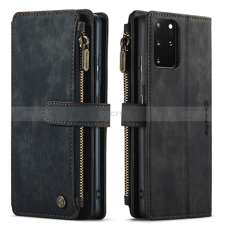 Coque Portefeuille Livre Cuir Etui Clapet C07S pour Samsung Galaxy S20 Plus Noir Plus