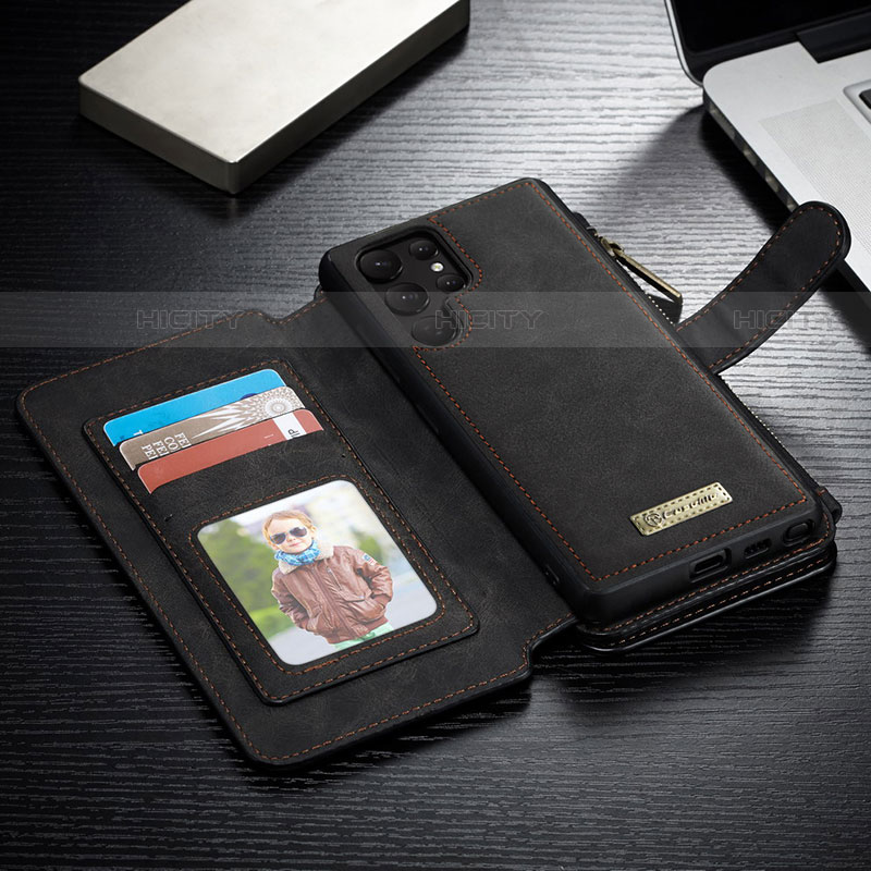 Coque Portefeuille Livre Cuir Etui Clapet C12S pour Samsung Galaxy S21 Ultra 5G Plus