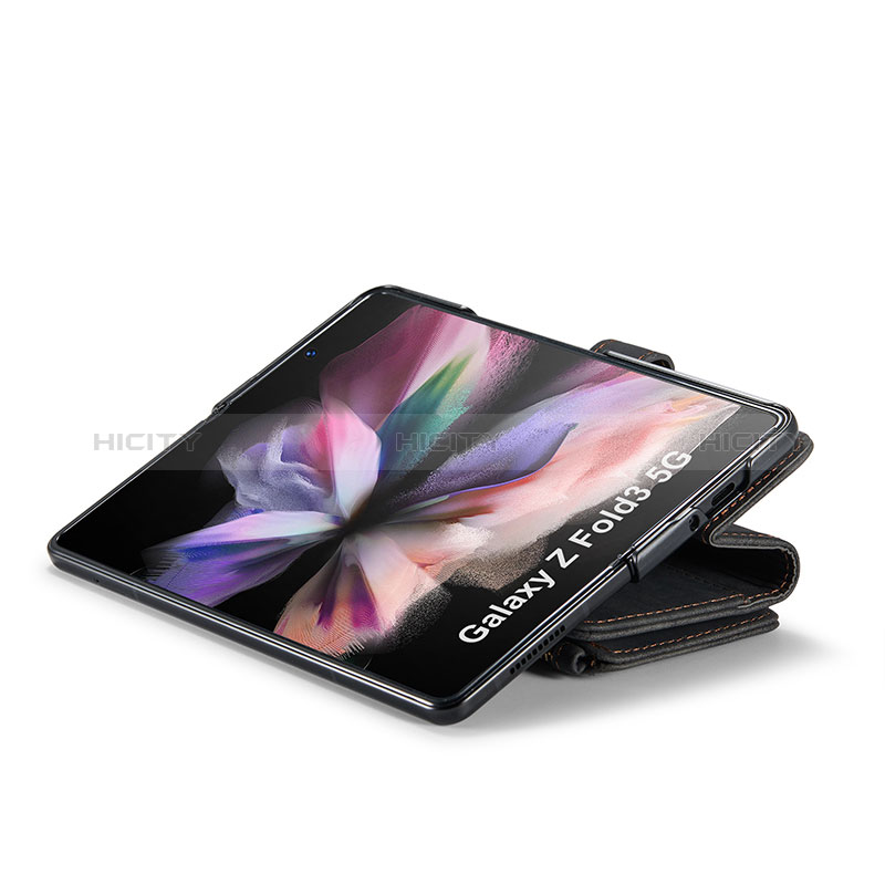 Coque Portefeuille Livre Cuir Etui Clapet CS1 pour Samsung Galaxy Z Fold3 5G Plus