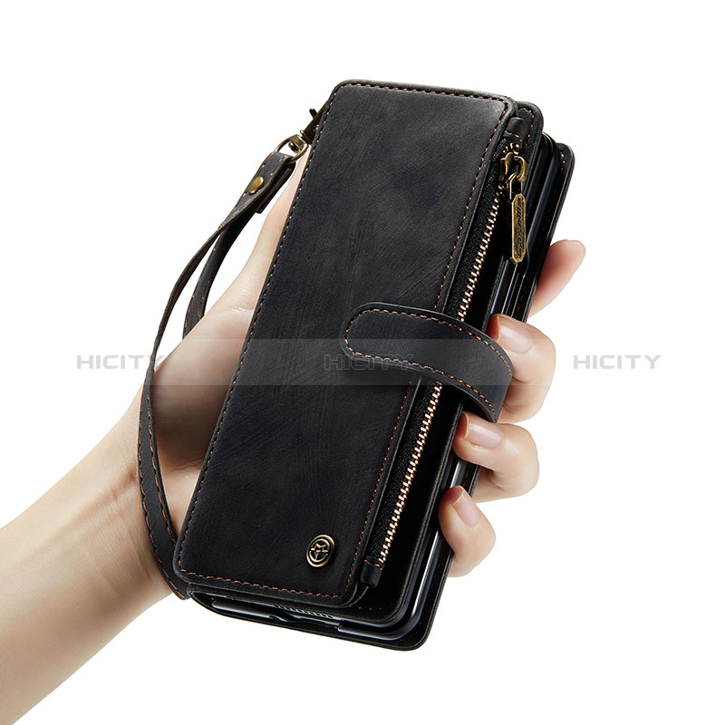 Coque Portefeuille Livre Cuir Etui Clapet CS1 pour Samsung Galaxy Z Fold3 5G Plus