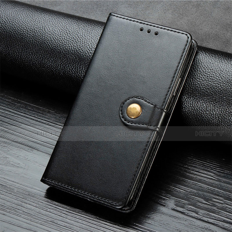 Coque Portefeuille Livre Cuir Etui Clapet D01 pour Xiaomi Mi Note 10 Noir Plus
