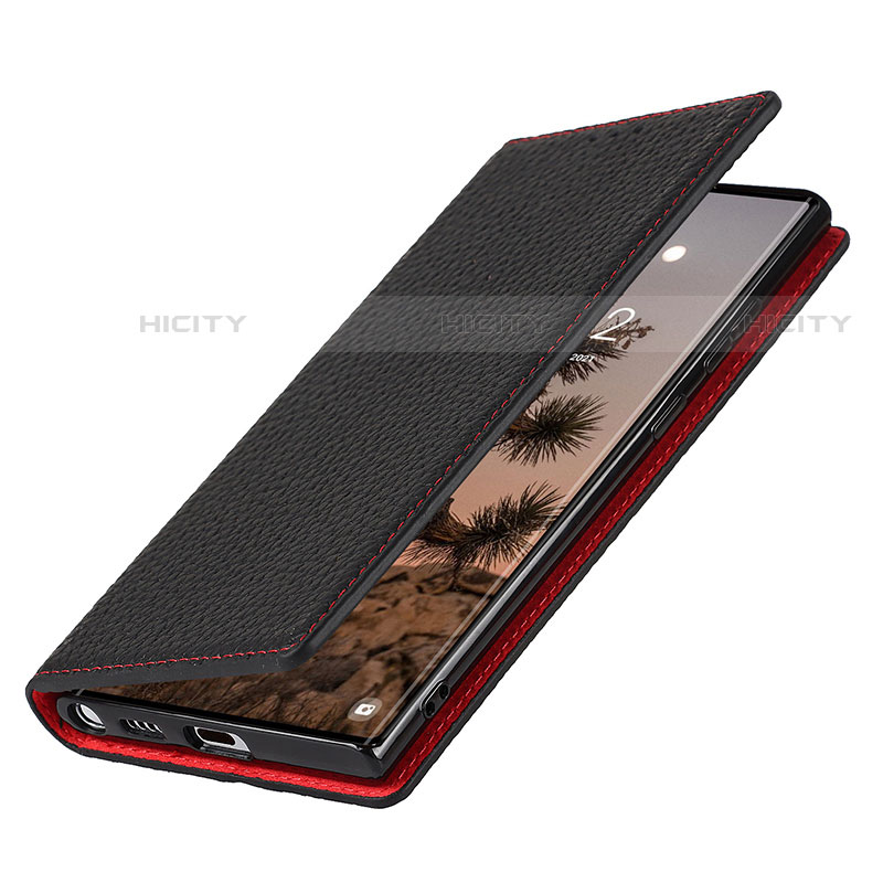 Coque Portefeuille Livre Cuir Etui Clapet D01T pour Samsung Galaxy S21 Ultra 5G Plus