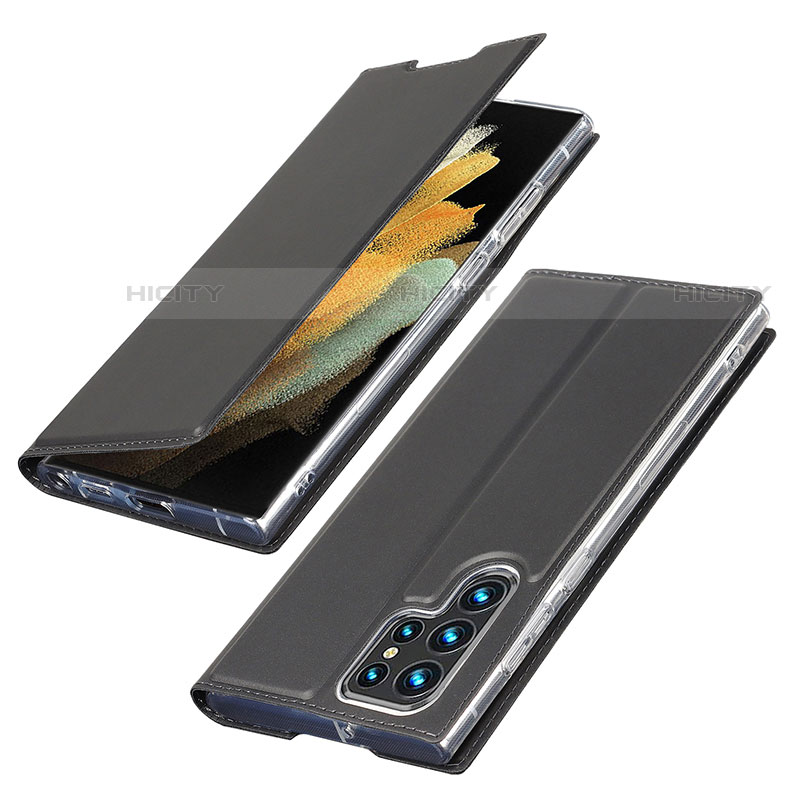 Coque Portefeuille Livre Cuir Etui Clapet D05T pour Samsung Galaxy S22 Ultra 5G Plus