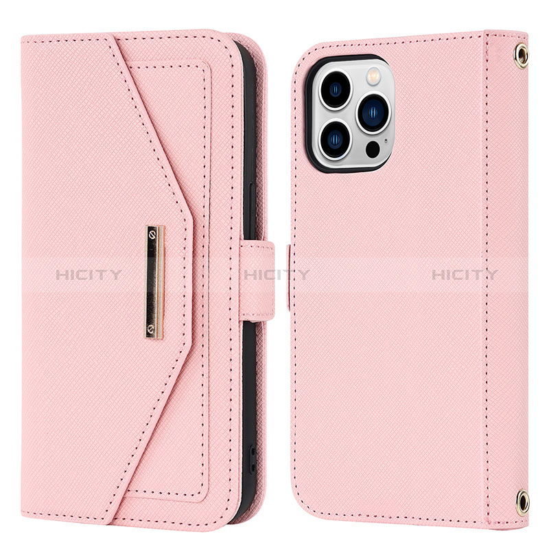 Coque Portefeuille Livre Cuir Etui Clapet D07T pour Apple iPhone 13 Pro Plus