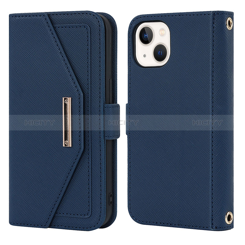 Coque Portefeuille Livre Cuir Etui Clapet D07T pour Apple iPhone 14 Plus