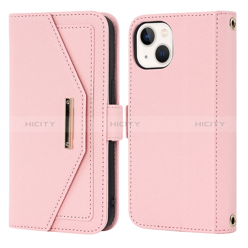 Coque Portefeuille Livre Cuir Etui Clapet D07T pour Apple iPhone 14 Plus
