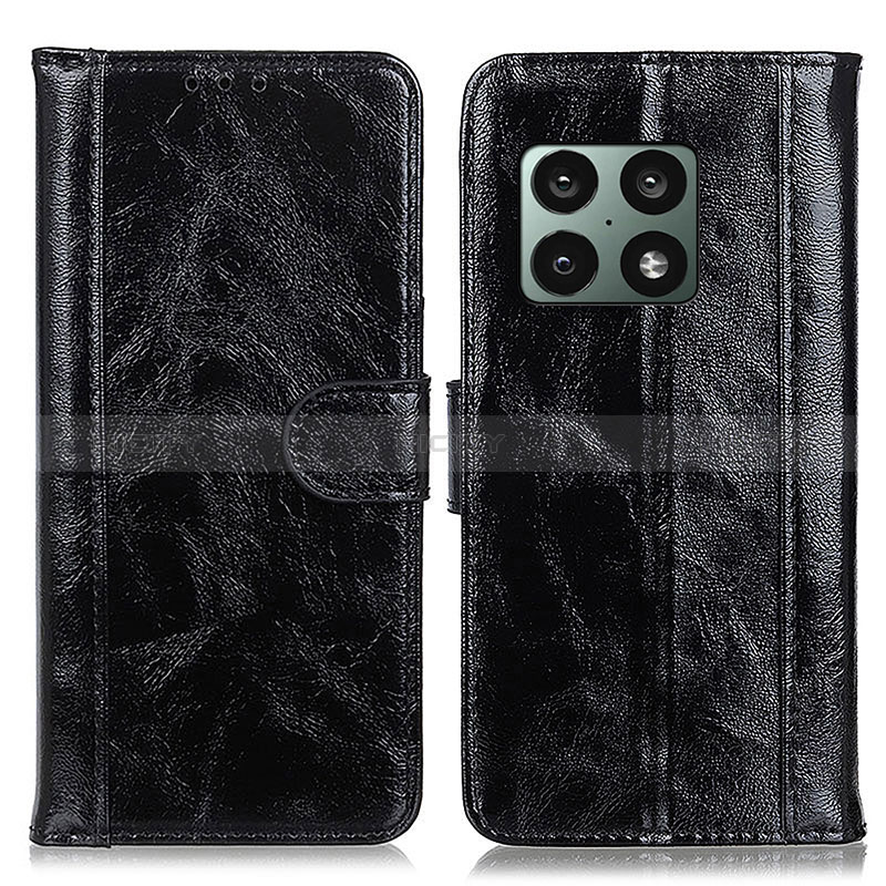 Coque Portefeuille Livre Cuir Etui Clapet D10Y pour OnePlus 10 Pro 5G Noir Plus